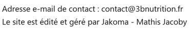Coordonnées de l'éditeur du site