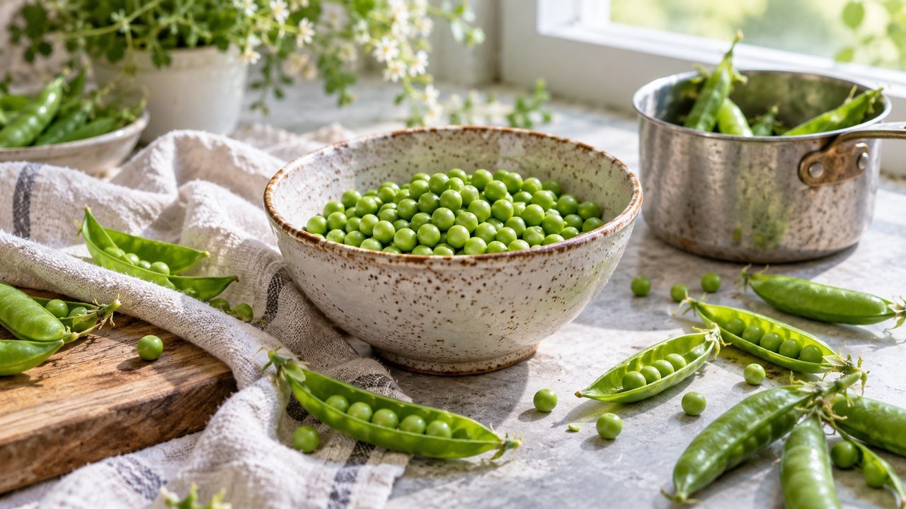 Petit pois : légume, féculent ou légumineuse ?