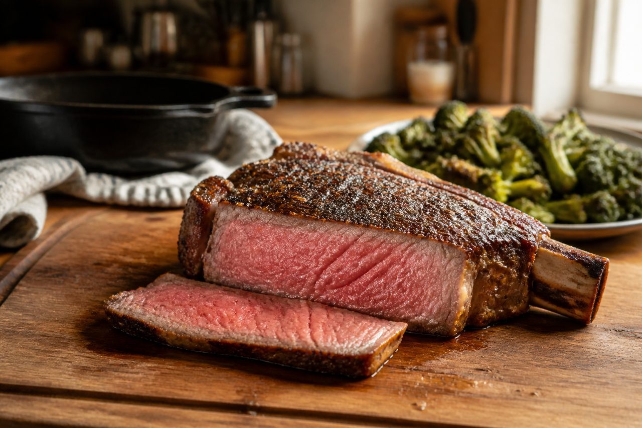 Cuire une côte de bœuf sans la dessécher